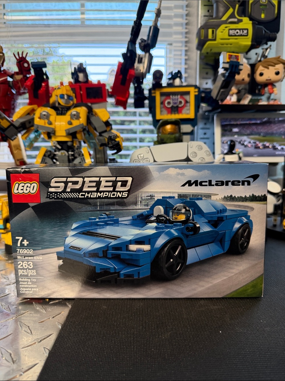 LEGO Speed Champions McLaren Elva Blue Sports Car